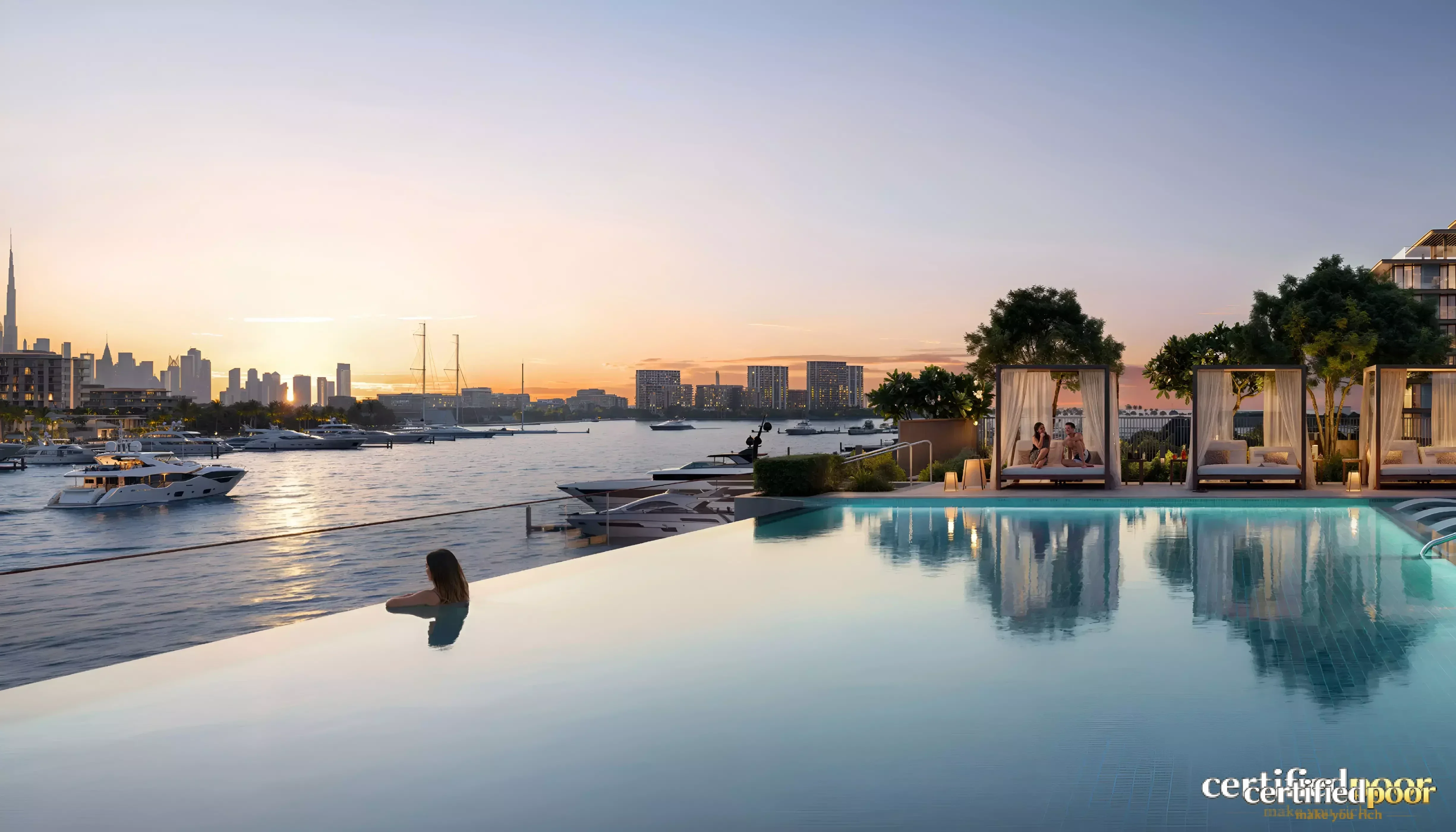 Aurea Mina Rashid waterfront exterior