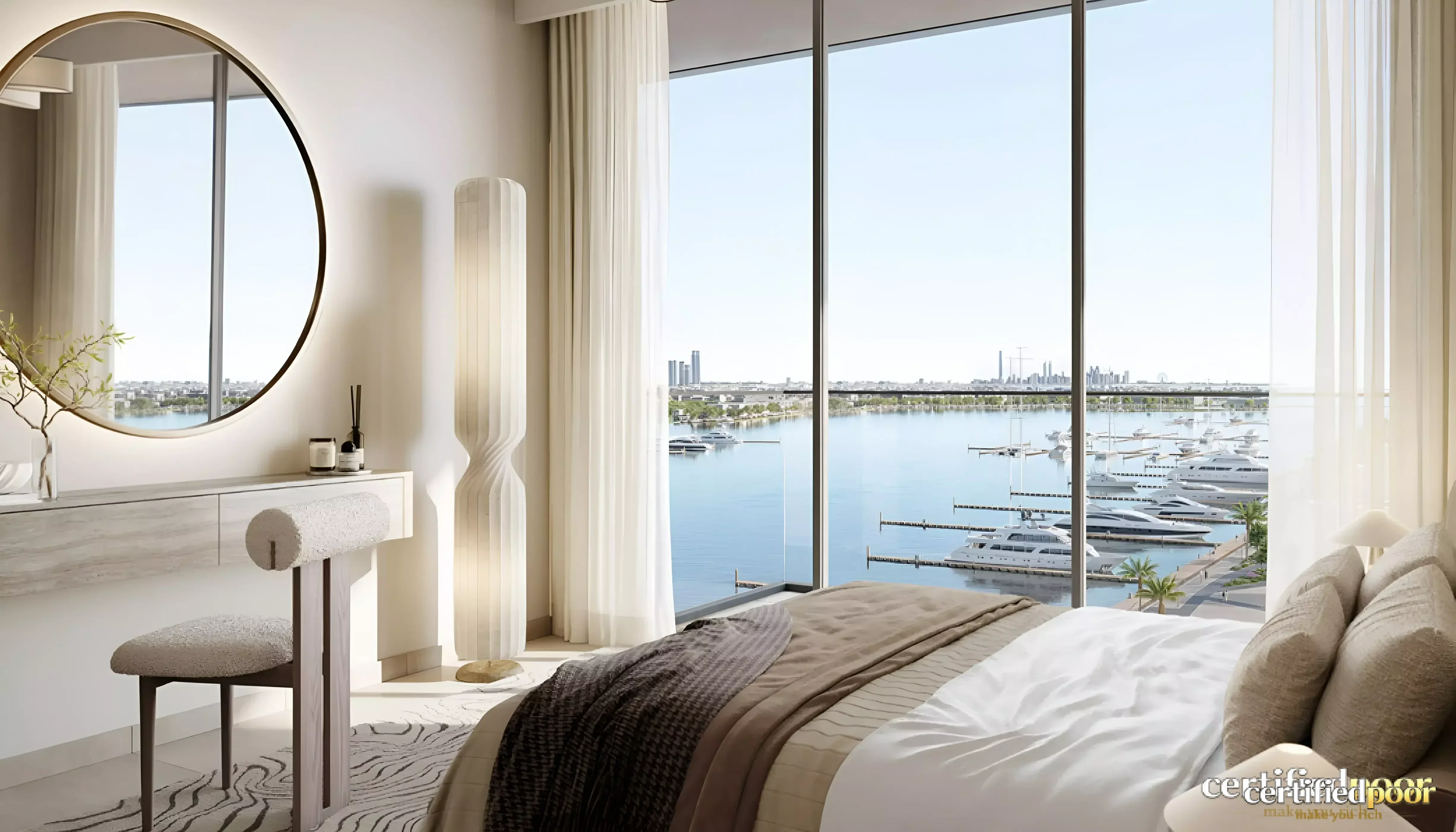 Aurea Mina Rashid waterfront exterior