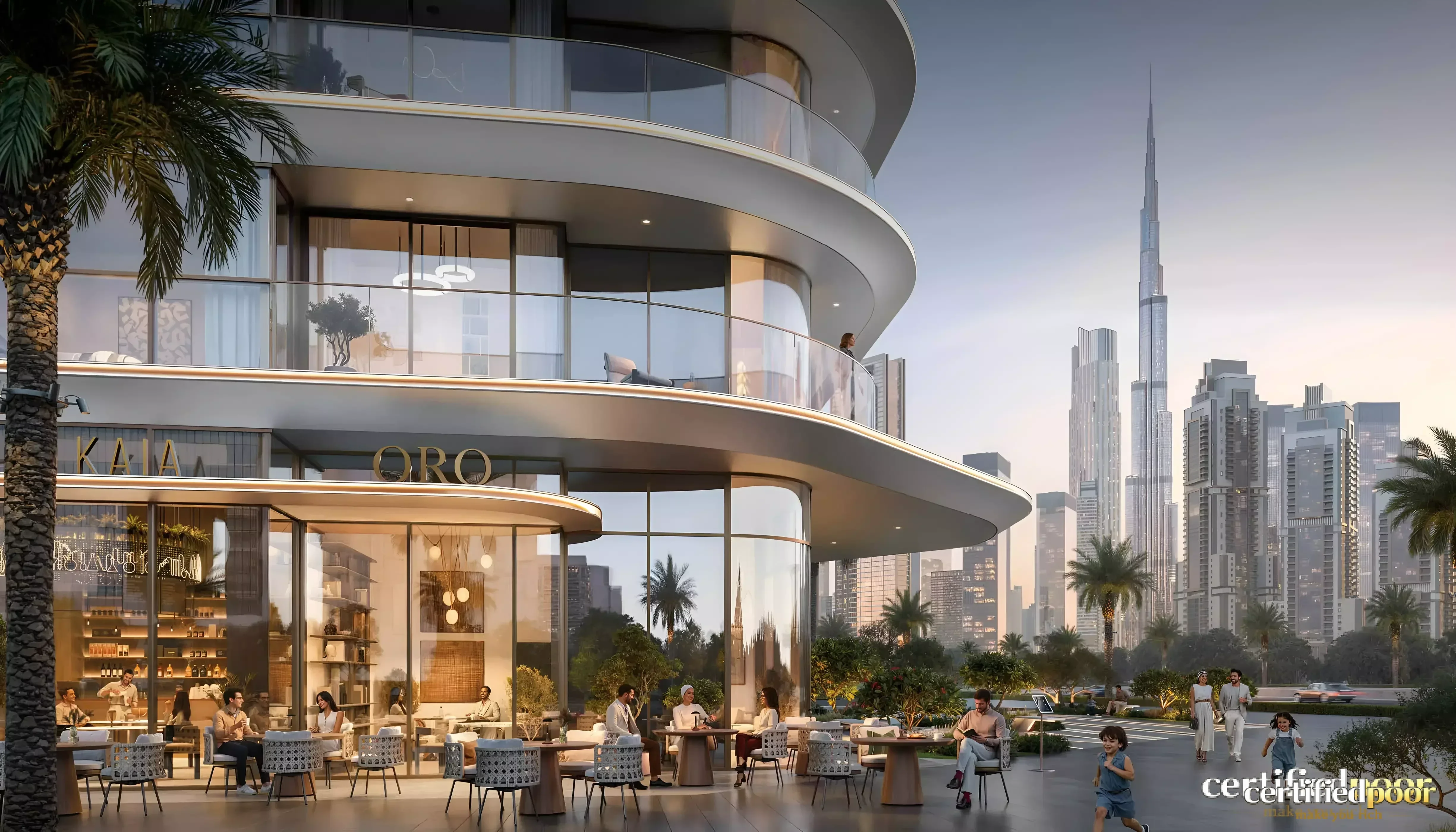 Avarra by Palace Business Bay view