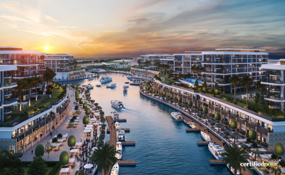 Bayside Marina Residences waterfront promenade
