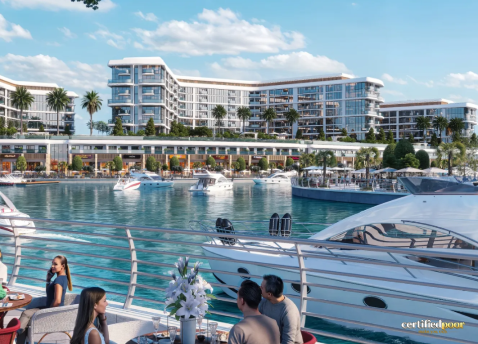 Pierside Marina Residences waterfront promenade