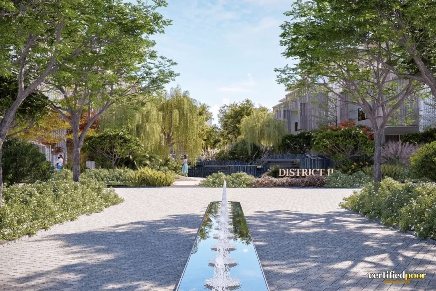 Numa Reserve landscaped surroundings