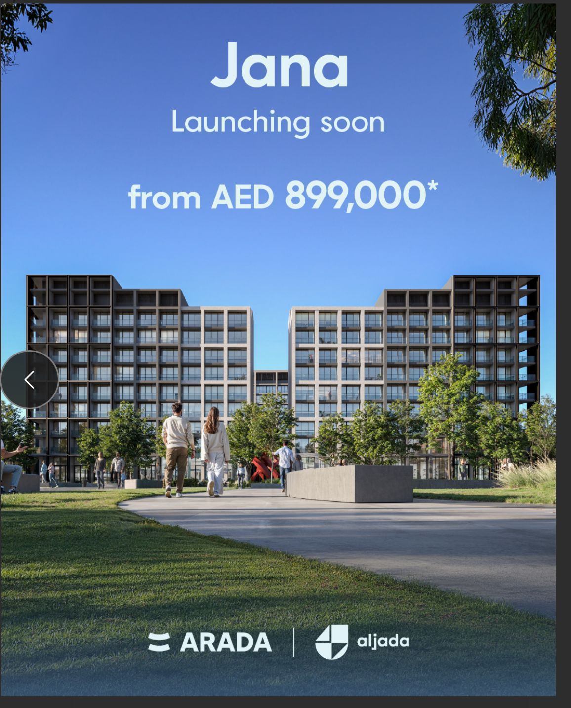 Jana at Aljada New Luanch by Arada