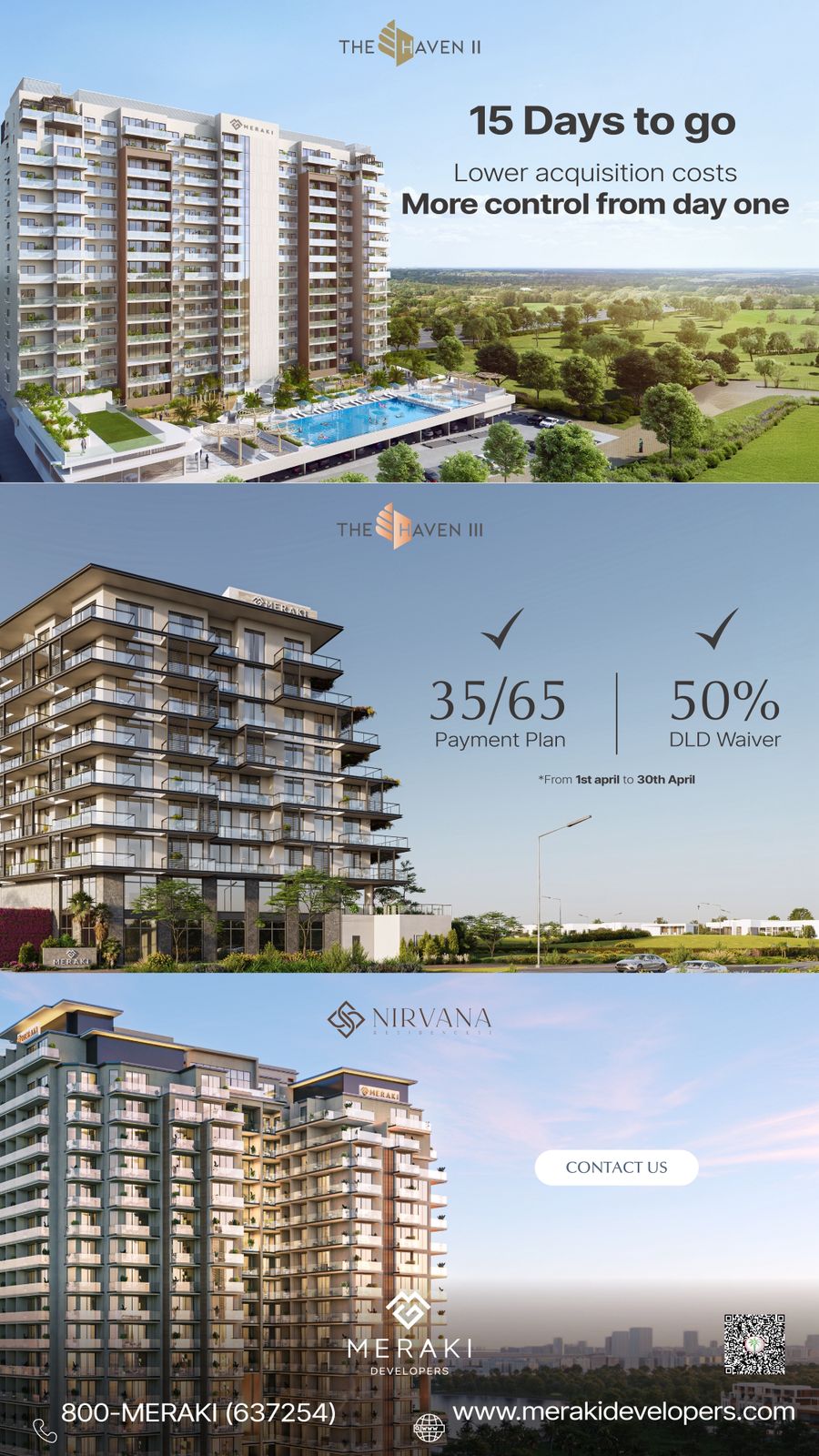 Nirvana Residences 1 – Discount Offer - Meraki
