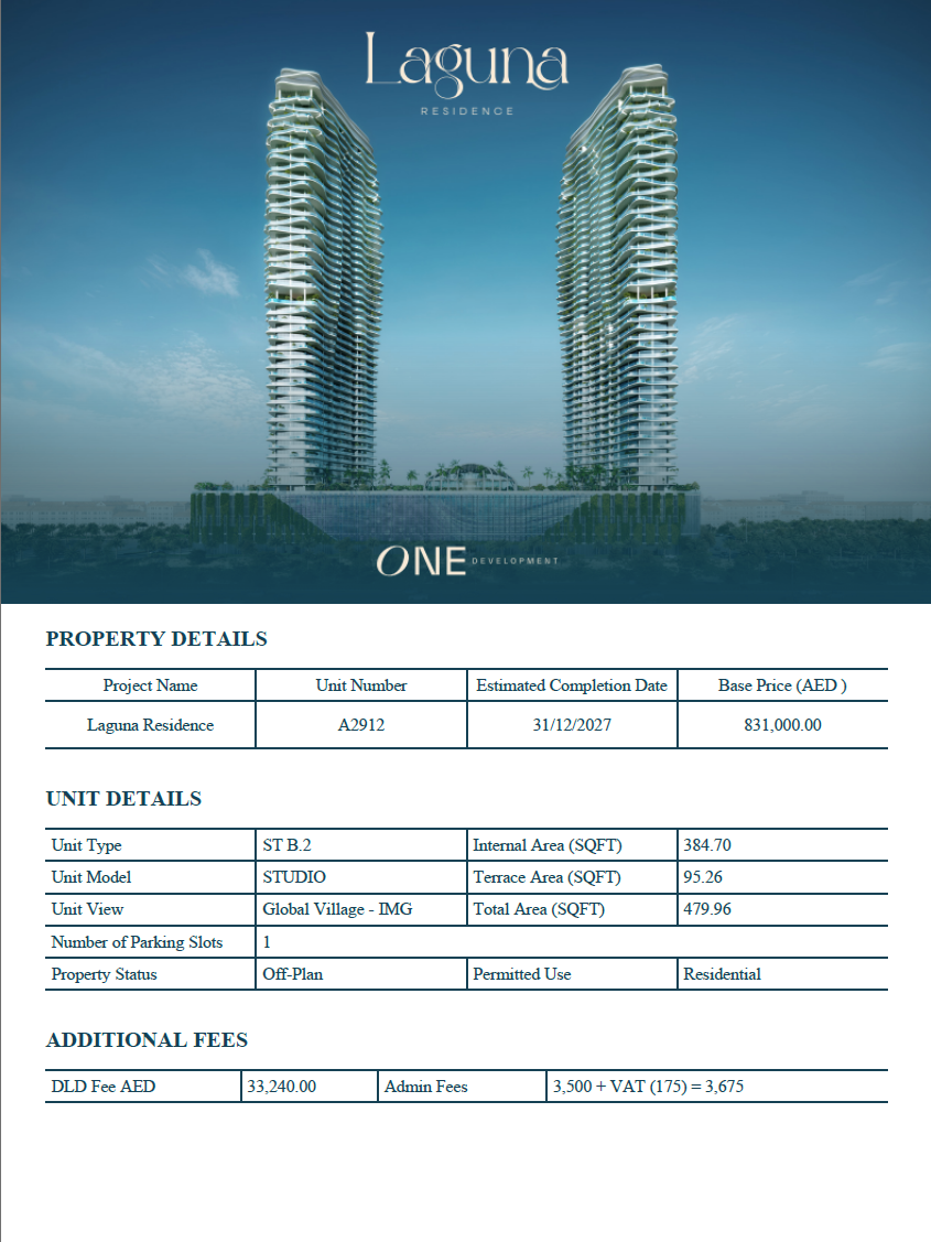 Studio Discount Offer in JVC in AED 700,000