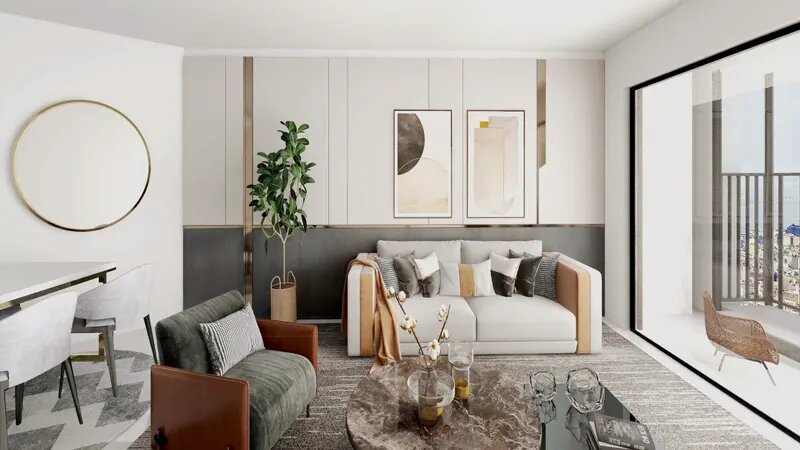 Gulf Tower Ajman Luxury 1, 2 & 3 BR Apartments Beachfront Living Gallery Image